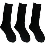 Boys' Dress Socks - Size 7-9, Black, Nylon Ribbed