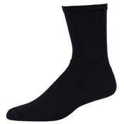 Crew Sport Socks - Black, 9-11, Cotton