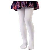 Girls' Fashion Tights - Ivory, S-L