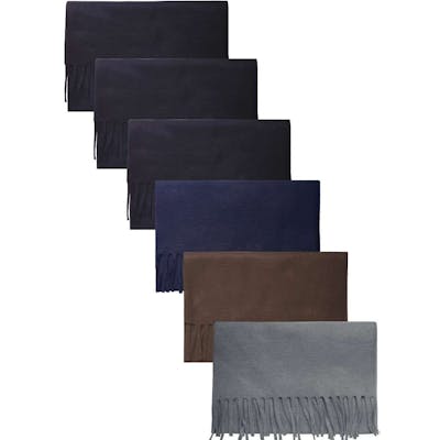 Adult Winter Scarves - Solid Colors, Assorted, Polyester