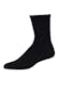 Cotton Crew Sport Socks - Black, 10-13