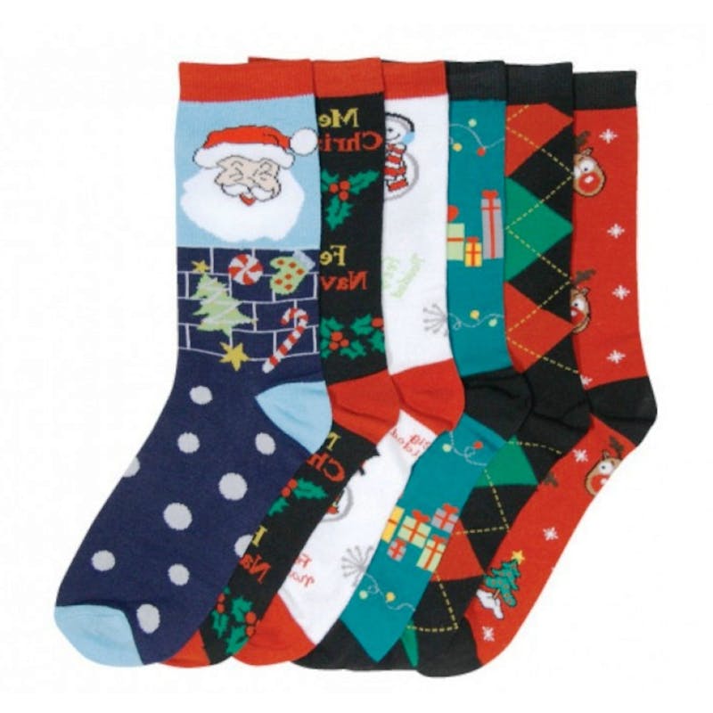 Women's Christmas Crew Socks - Size 9-11
