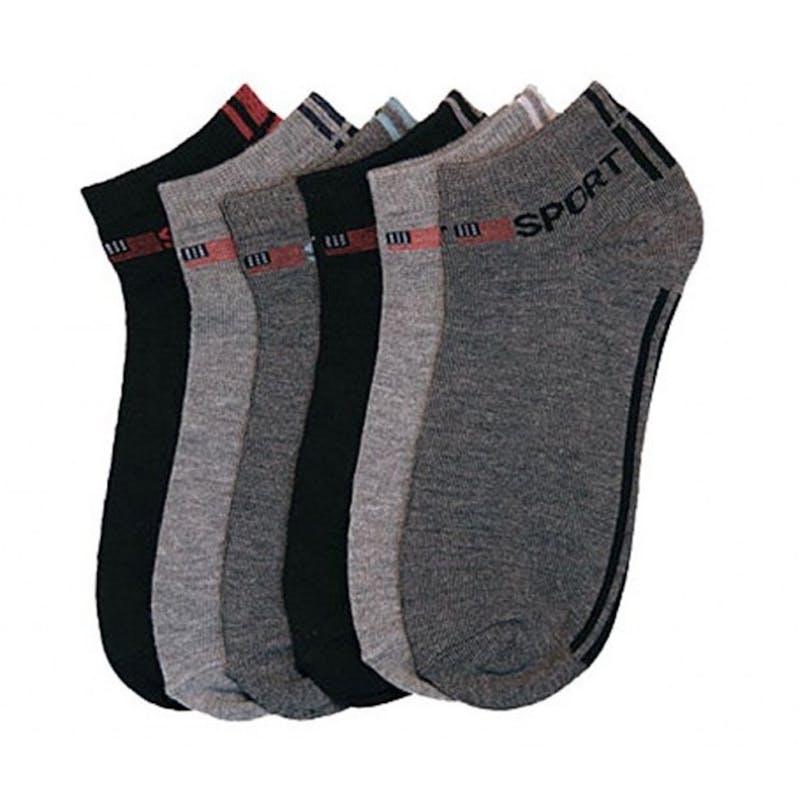 Adult USA Flag/Sport Ankle Socks - Assorted Colors  9-11  3 Pack