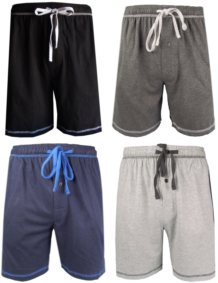Wholesale Men's Cotton Lounge Shorts - S - 2 X | DollarDays