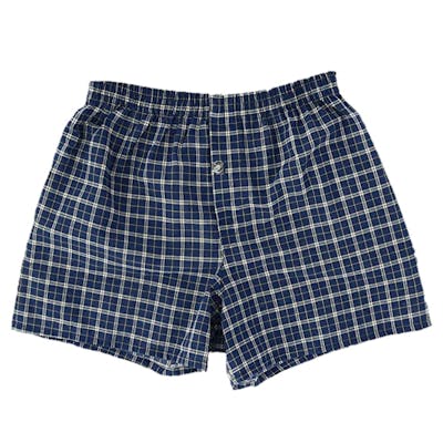 Men's Boxer Shorts - Large, Assorted Plaid, 216 Count