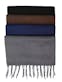Adult Winter Scarves - Solid Colors, Assorted, Polyester