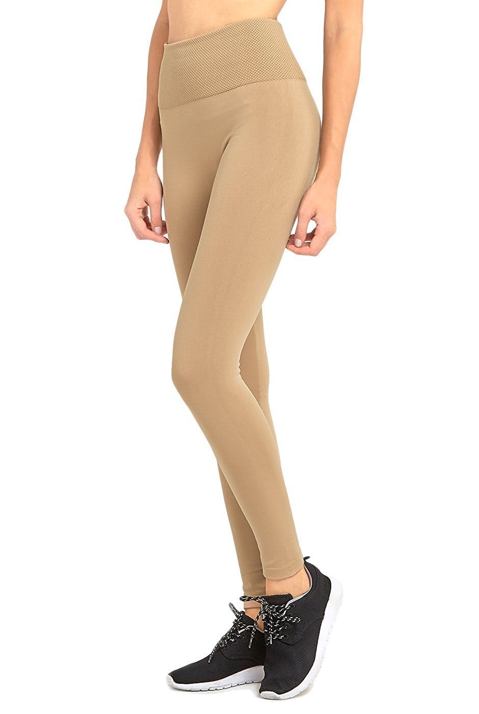 petite beige leggings