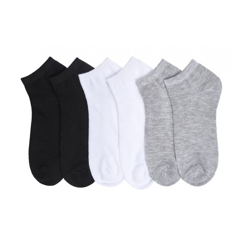 Adult Unisex Assorted Color Lightweight Low Cut Socks - Sizes 9-11