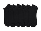 Adult Ankle Socks - Size 9-11, Black Only image number null