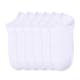 Men's No Show Socks - White, 10-13, 3 Pack (1 of 2)