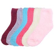 Women's Soft Crew Socks - Assorted Colors, Sizes 9-11