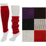 Women's Leg Warmers - Assorted, Cable Knit