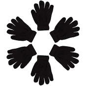 Kids' Gloves - Black, Magic Stretch