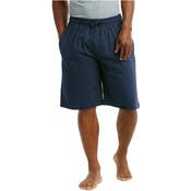 Men's Knit Shorts - Navy, S-XL, Cotton