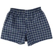 Men's Boxer Shorts - Medium, Assorted Plaid, 216 Count