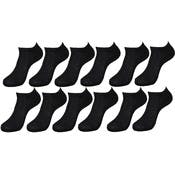 Kids' Low-Cut Socks - Size 6-8, Black, 3 Pack