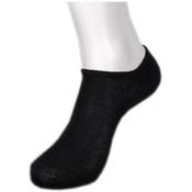 Men's No Show Socks - Black, 10-13, 3 Pack