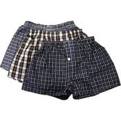 Boys' Plaid Boxers - Medium, Assorted