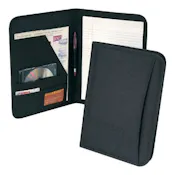 Polyester Writing Folders - Black