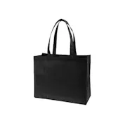 Non-Woven Tote Bag - 18", Black