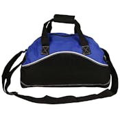 Sky Duffel Bags, Black/Royal, 17.5"