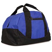Two-Tone Duffle Bags, Royal/Black