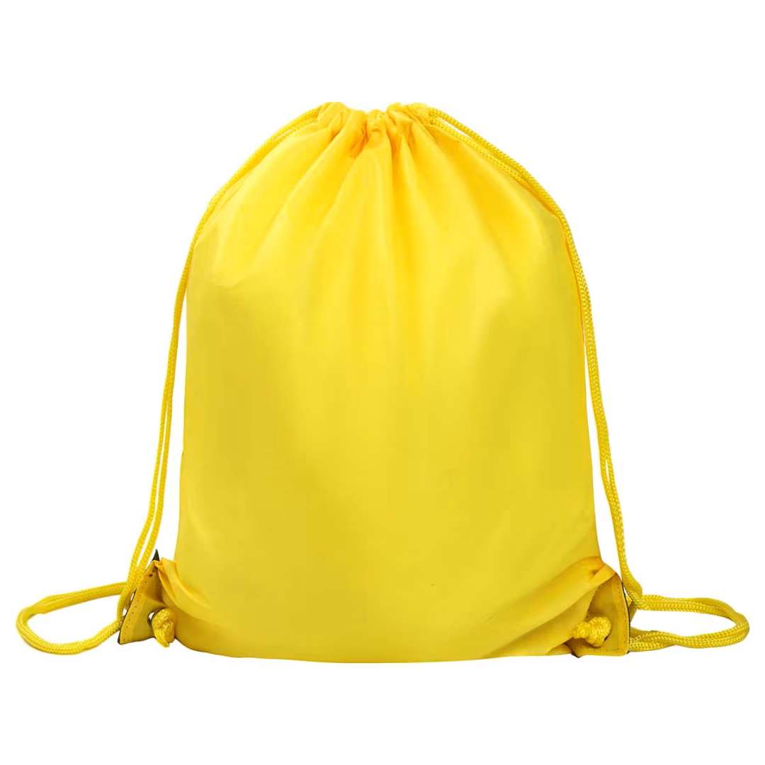 Yellow Drawstring Bags - 17"
