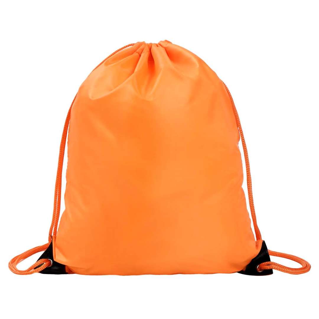 Orange Drawstring Bags - 17"
