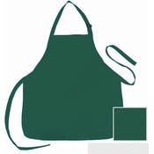 Aprons - 3 Pockets, Dark Green, Poly-Cotton
