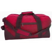 21" Duffel Bags - Red with Black