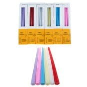 10" Taper Candles - 6 Colors, Unscented, 3 Pack