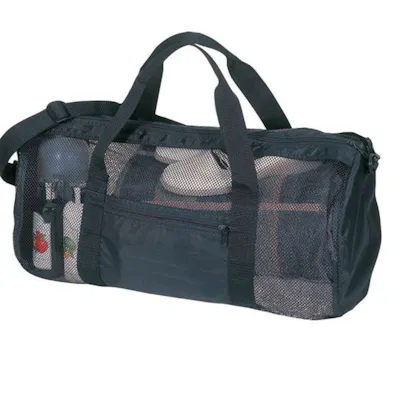 20" Mesh Duffel Bag - Black