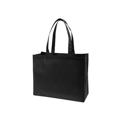 Non-Woven Tote Bag - 18", Black