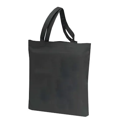 Cotton Tote Bag - 16", Black