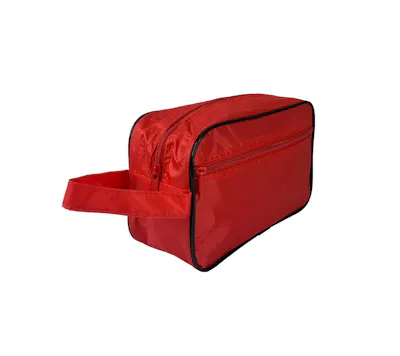 Toiletry Bags, Red