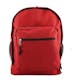 17.5" Classic Multi-Pocket Backpacks - Red