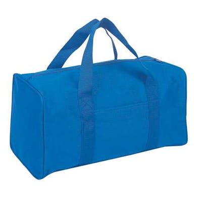 Square Duffel Bags, Royal, 15"