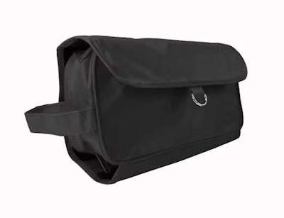 Compact Hanging Toiletry Bags, Black