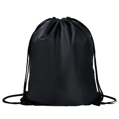 Black Drawstring Bags - 17"