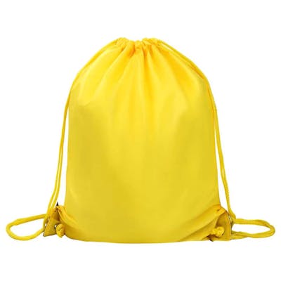 Yellow Drawstring Bags - 17"