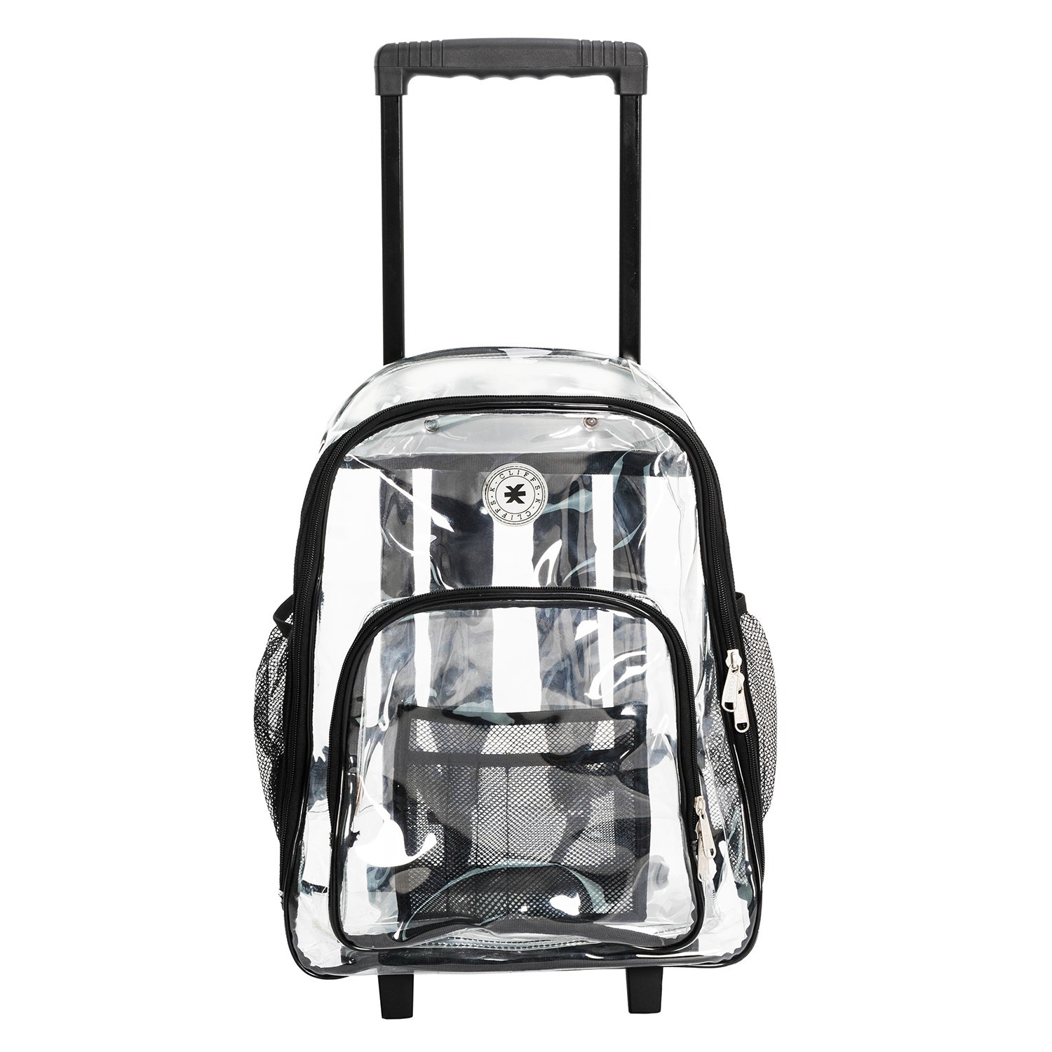 clear rolling backpack