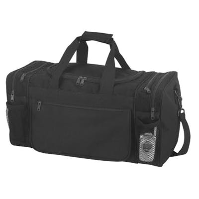 20" Sports Duffel Bags - Black