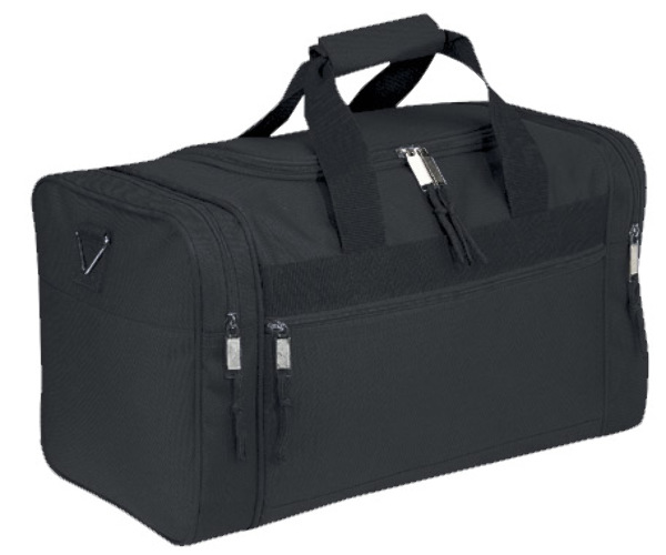 Wholesale 17 Duffel Bags - Black, 24 Count