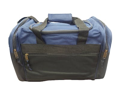 17" Duffel Bags - Navy with Black