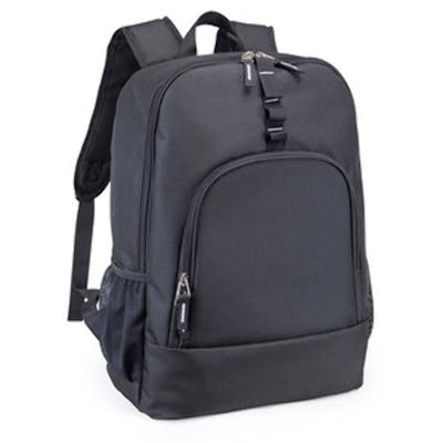 18" Classic Computer Backpacks - Black, Padded Back Panel