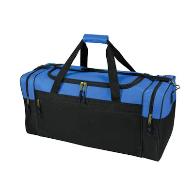 26" Duffel Bags - Royal Blue w/ Black