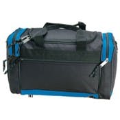 Duffel Bags - Black and Royal Blue, 17"