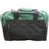 17" Duffel Bags - Forest Green with Black