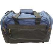 17" Duffel Bags - Navy with Black