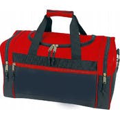 17" Duffel Bags - Red/Black